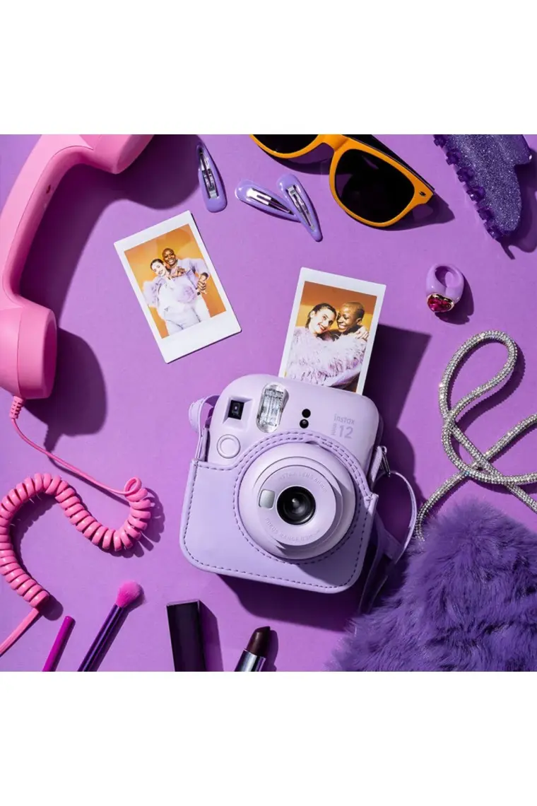 Instax Mini 12 Lila Fotoğraf Makinesi ve 10'lu Mini Film