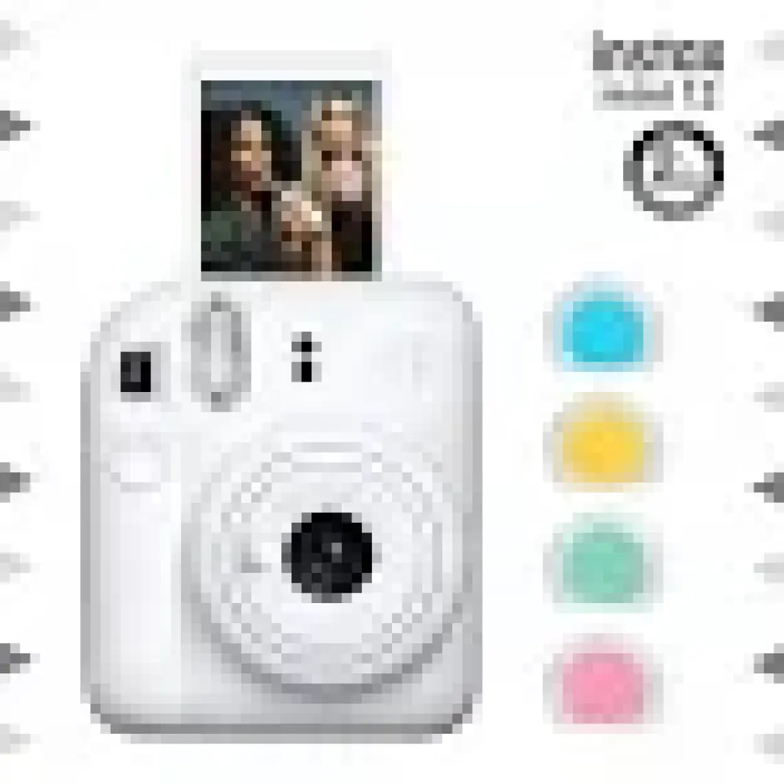 Instax Mini 12 Beyaz Fotoğraf Makinesi