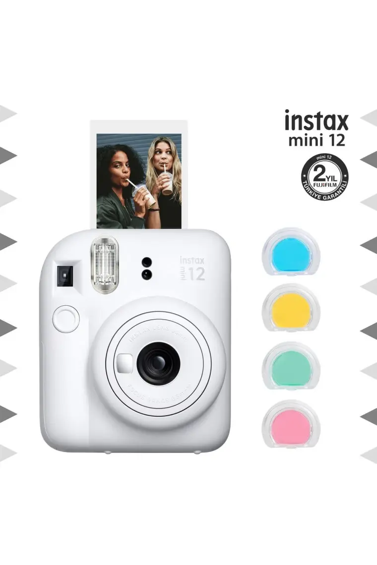 Instax Mini 12 Beyaz Fotoğraf Makinesi
