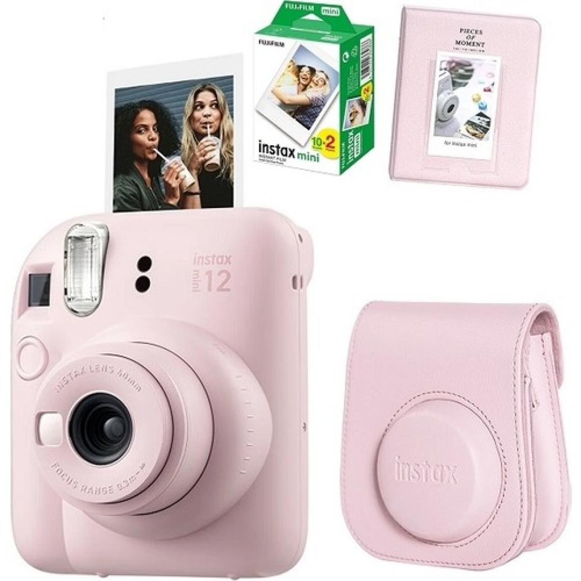 Fujifilm Mini 12 Fotoğraf Makinesi 20LI Film ve Pvc Albümlü Çantalı Seti 1