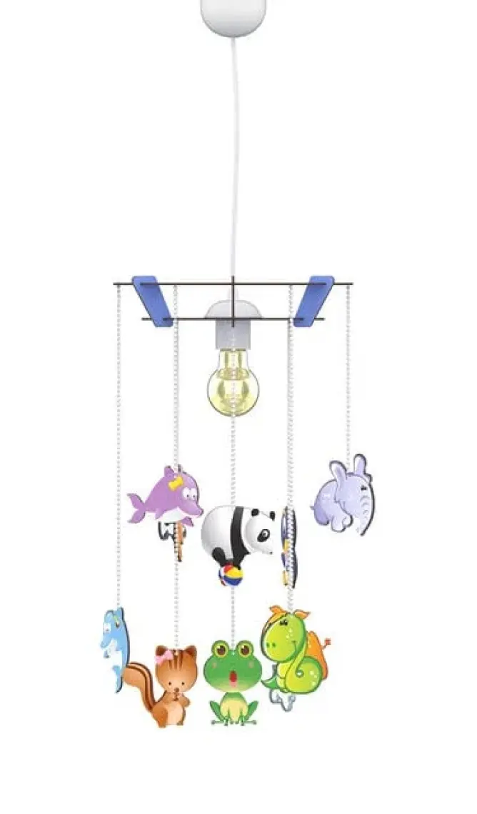 Kuk Design Oriza Çocuk Odası Avizesi Ahşap ve Dekoratif Aydınlatma