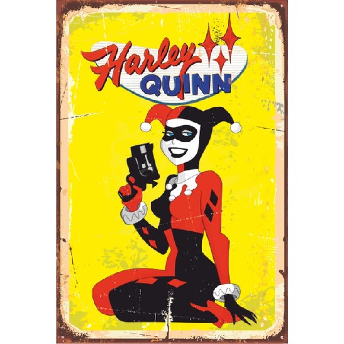 Hayat Poster Harley Quinn Retro Vintage Ahşap Poster