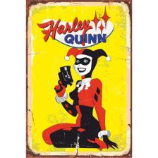 Hayat Poster Harley Quinn Retro Vintage Ahşap Poster