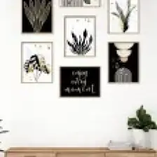 Artavessa 7 Parça Çerçeve Görünümlü Mdf Tablo Seti - 7ARTAVESSA2