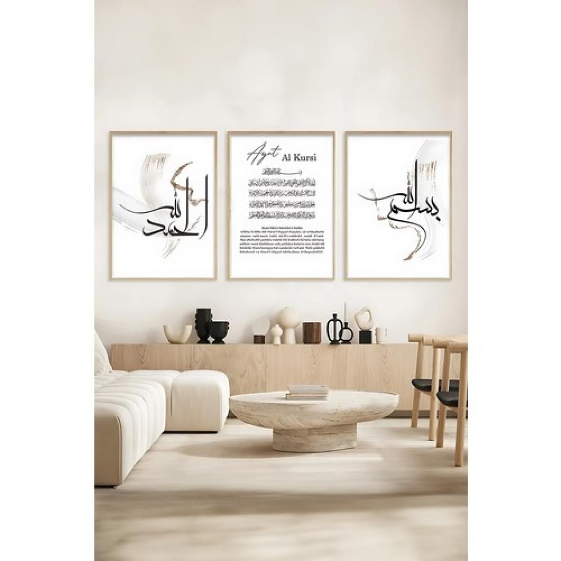 Artavessa 3 Parça Çerçeve Görünümlü Mdf Tablo Seti