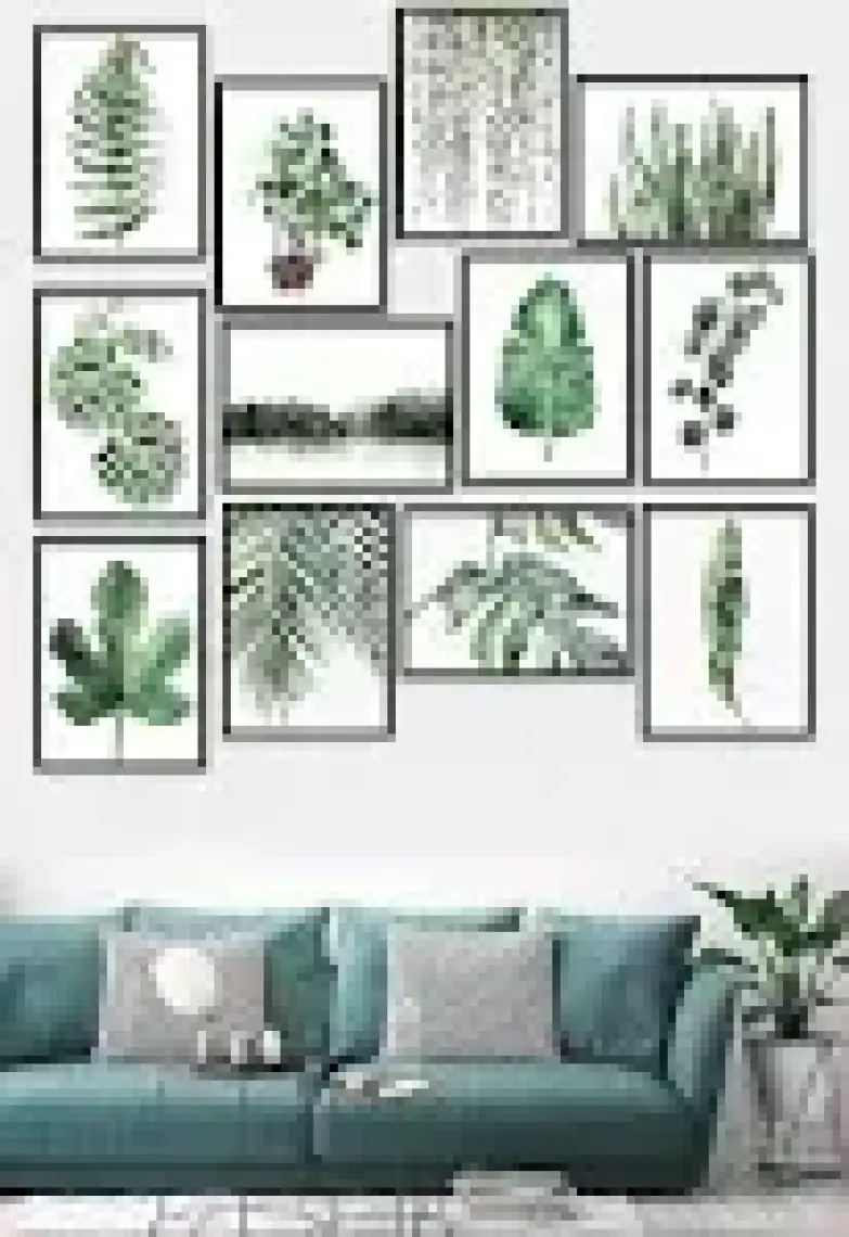 Artavessa 12 Parça Çerçeve Görünümlü Mdf Tablo Seti