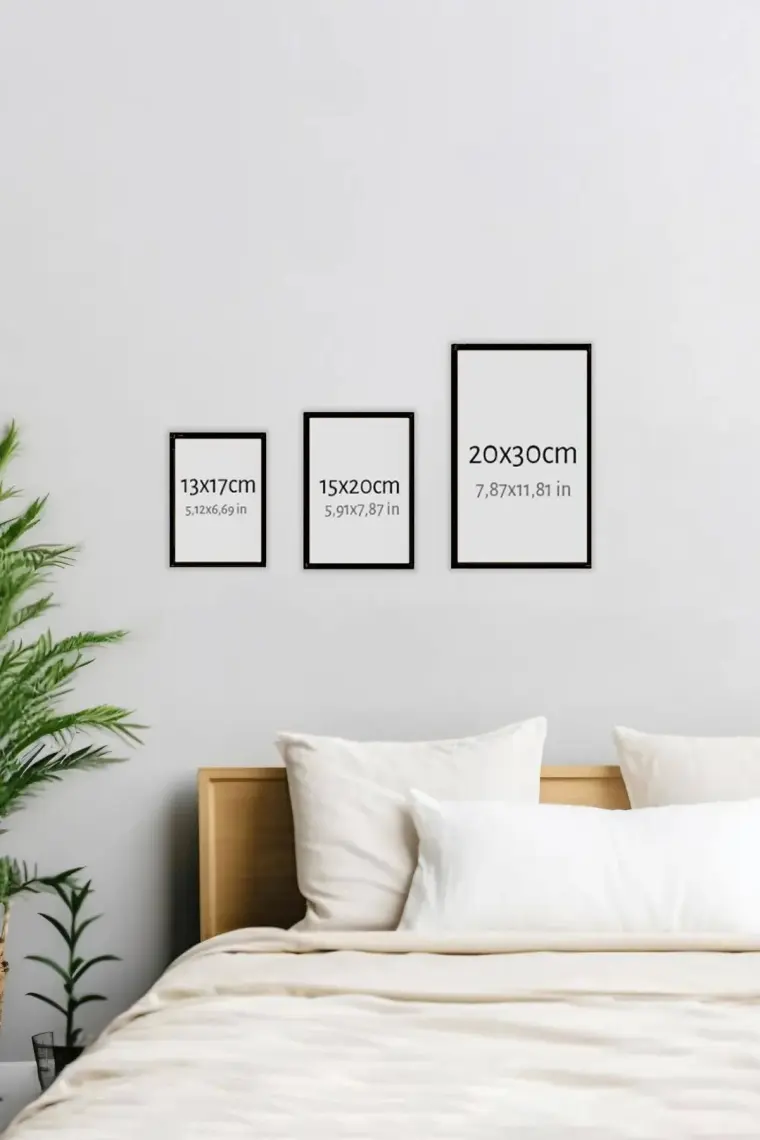 Artavessa 12 Parça Çerçeve Görünümlü Mdf Tablo Seti