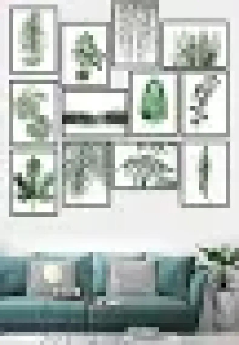 Artavessa 12 Parça Çerçeve Görünümlü Mdf Tablo Seti
