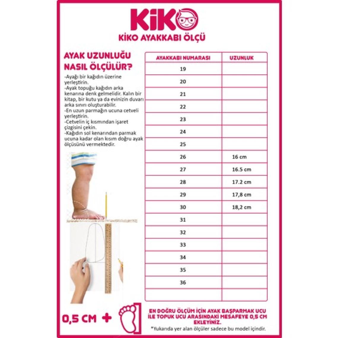 Kiko Kids Vakko Cırtlı Kız Çocuk Babet Ayakkabı Arç 06