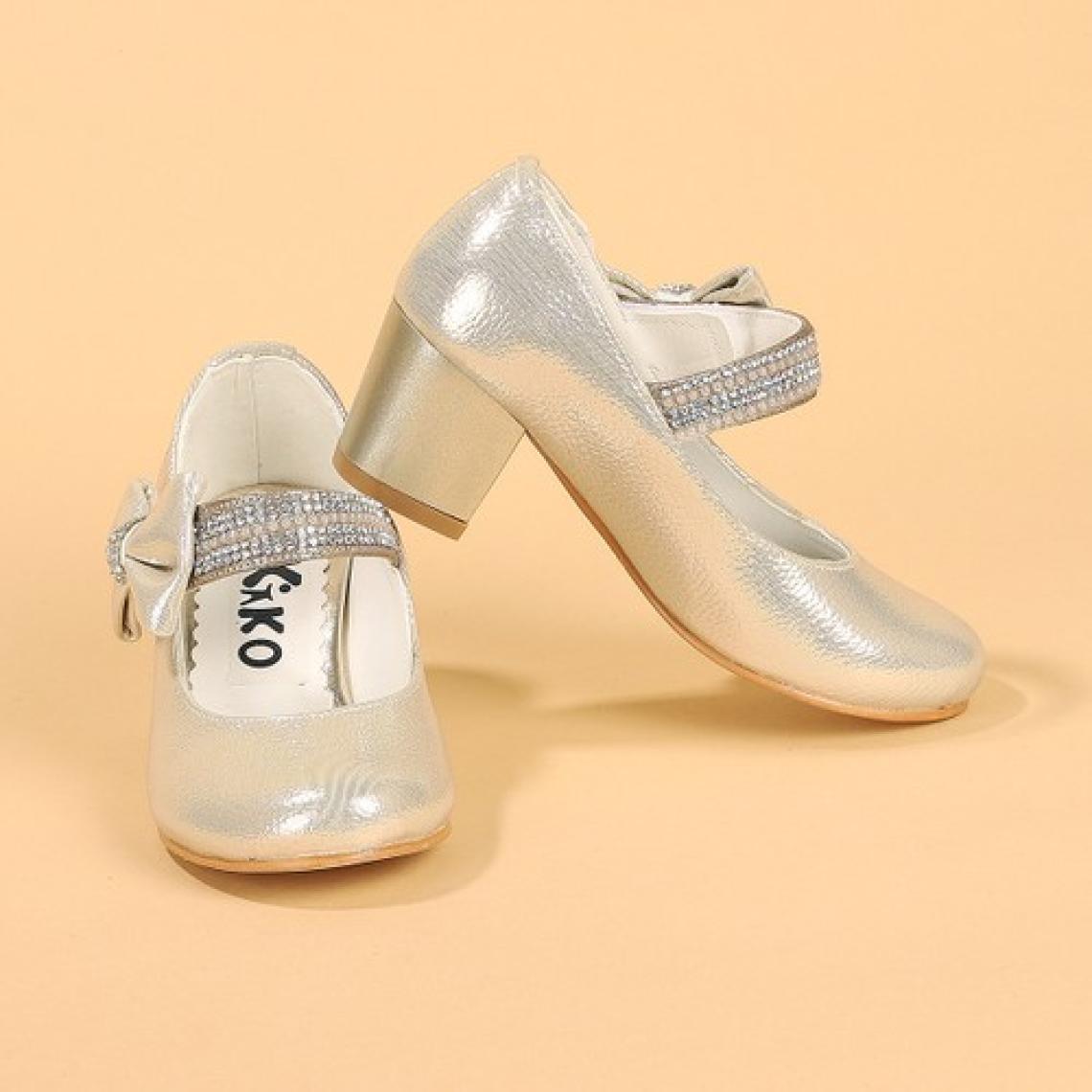 Kiko 752 Vakko Günlük Kız Çocuk 4 cm Topuk Babet Ayakkabı