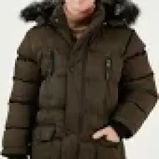 Lela Içi Peluş Astarlı Çıkarılabilir Kapüşonlu Cepli Kışlık Mont Erkek Çocuk Mont 5760022
