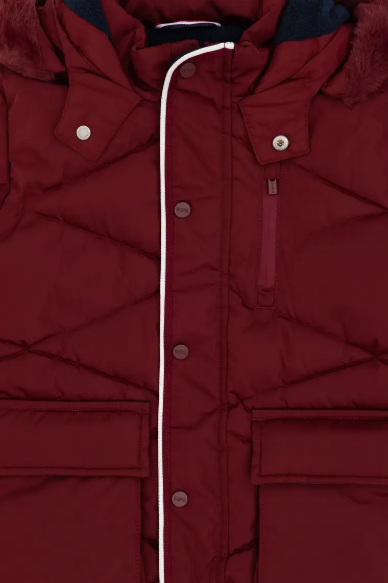U.S. Polo Assn. Erkek Çocuk Bordo Kaban 50291717-VR014