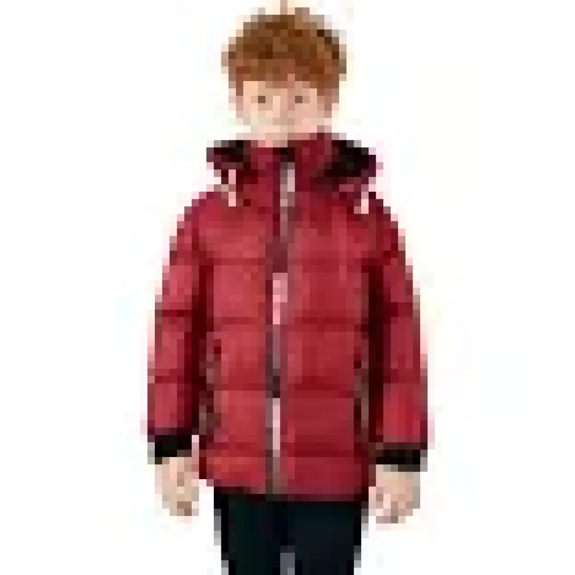 Lela İçi Peluş Astarlı Çıkarılabilir Kapüşonlu Şişme Mont Erkek Çocuk MONT 576220K