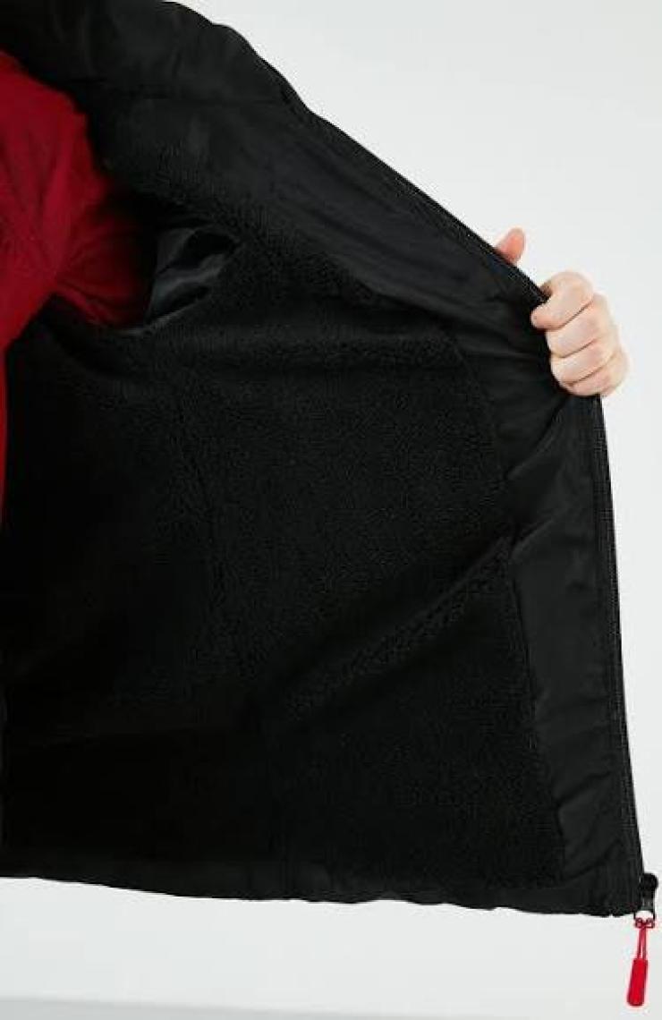 Lela İçi Peluş Astarlı Çıkarılabilir Kapüşonlu Şişme Mont Erkek Çocuk MONT 5763038