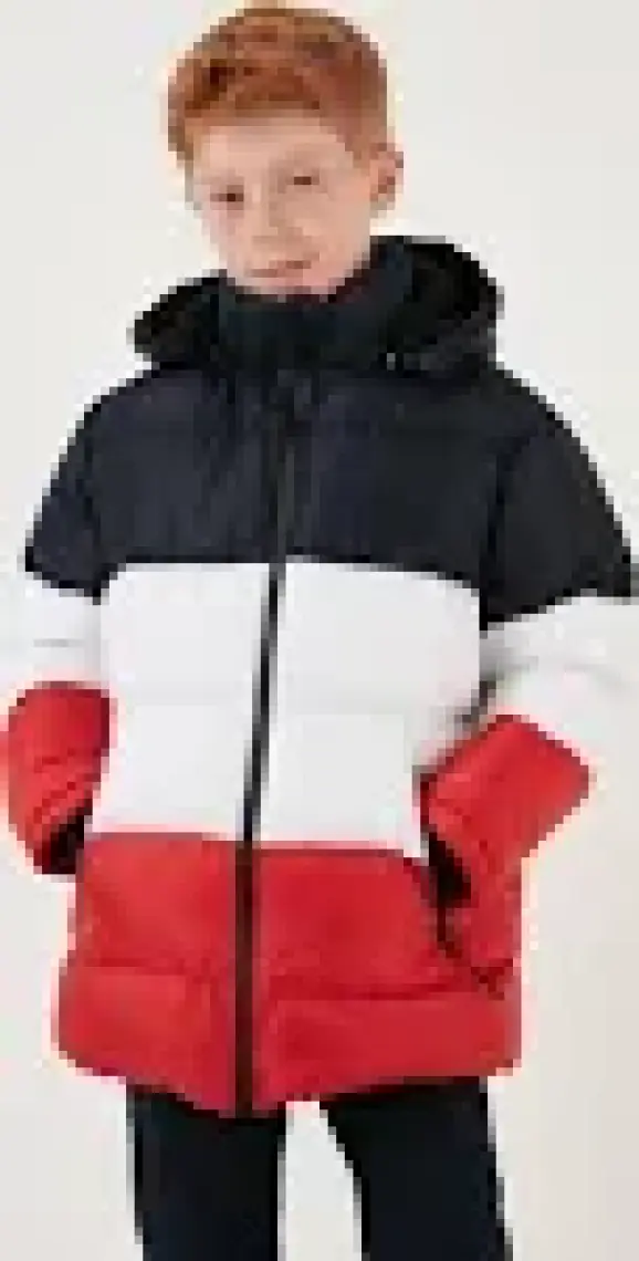 Lela Içi Peluş Astarlı Çıkarılabilir Kapüşonlu Şişme Mont Erkek Çocuk Mont 57611967