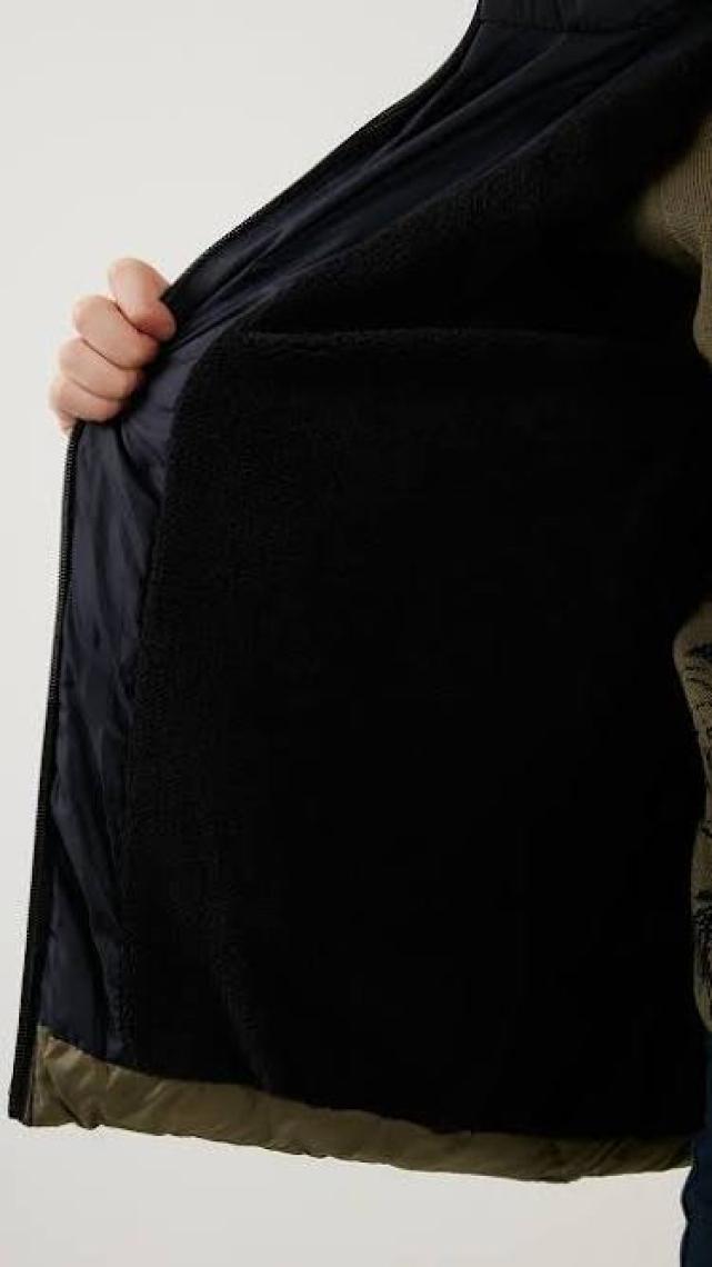 Lela İçi Peluş Astarlı Çıkarılabilir Kapüşonlu Şişme Mont Erkek Çocuk MONT 57611967
