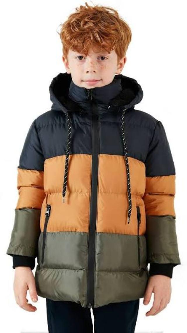 Lela İçi Peluş Astarlı Çıkarılabilir Kapüşonlu Şişme Mont Erkek Çocuk MONT 57611967