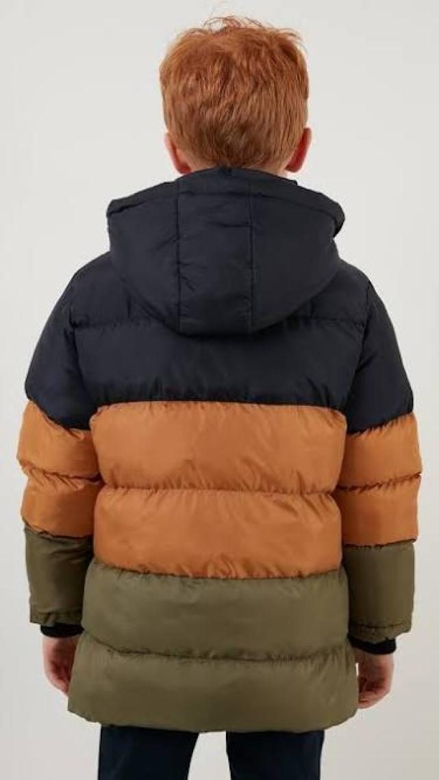 Lela İçi Peluş Astarlı Çıkarılabilir Kapüşonlu Şişme Mont Erkek Çocuk MONT 57611967