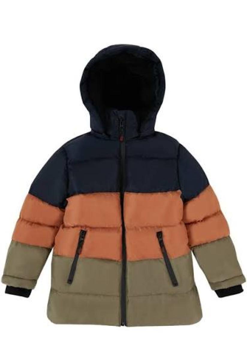Lela İçi Peluş Astarlı Çıkarılabilir Kapüşonlu Şişme Mont Erkek Çocuk MONT 57611967