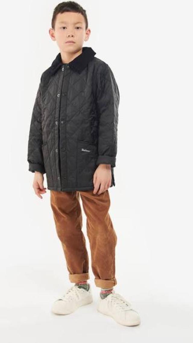 Barbour Erkek Çocuk Liddesdale Kapitone Ceket BK92 Black