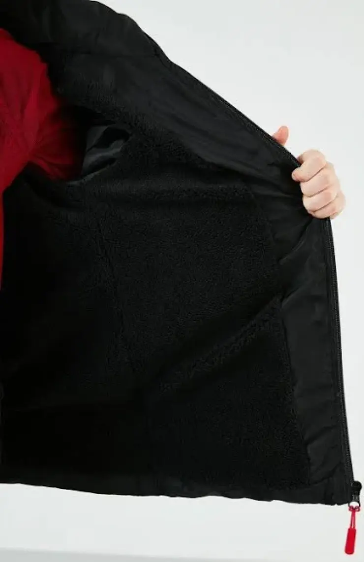 Lela İçi Peluş Astarlı Çıkarılabilir Kapüşonlu Şişme Mont Erkek Çocuk MONT 5763038