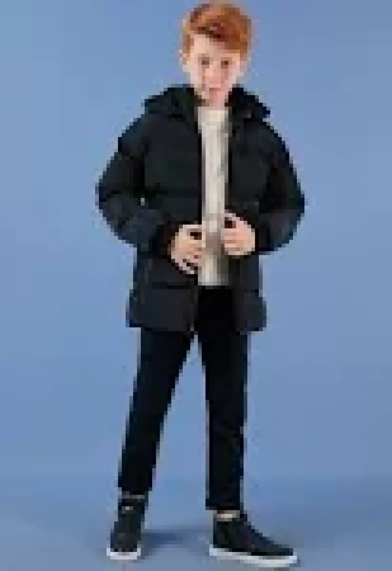 Lela İçi Peluş Astarlı Çıkarılabilir Kapüşonlu Şişme Mont Erkek Çocuk MONT 5763038