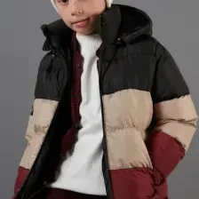 Lela İçi Peluş Astarlı Çıkarılabilir Kapüşonlu Şişme Mont Erkek Çocuk MONT 57611967