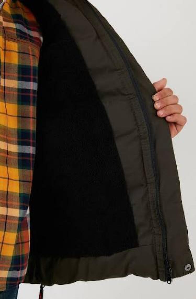 Lela Suni Kürklü Peluş Astarlı Çıkarılabilir Kapüşonlu Mont Erkek Çocuk MONT 5763028