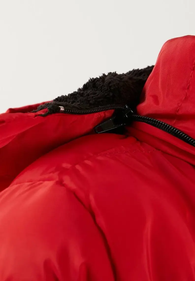 Lela Içi Peluş Astarlı Çıkarılabilir Kapüşonlu Şişme Mont Erkek Çocuk Mont 5763038