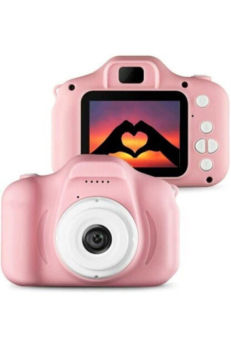 Sohos Cmr9 Çocuklar Için 1080P Dijital Fotoğraf Makinesi - Pembe