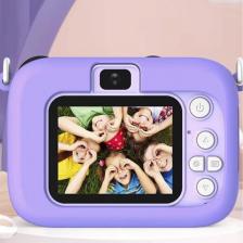 Torima Cmr-16 Mor Mini 1080P Hd Çocuk Kamera Dijital Fotoğraf Makinesi 2.0 Inç Ekran 5 Adet Oyun