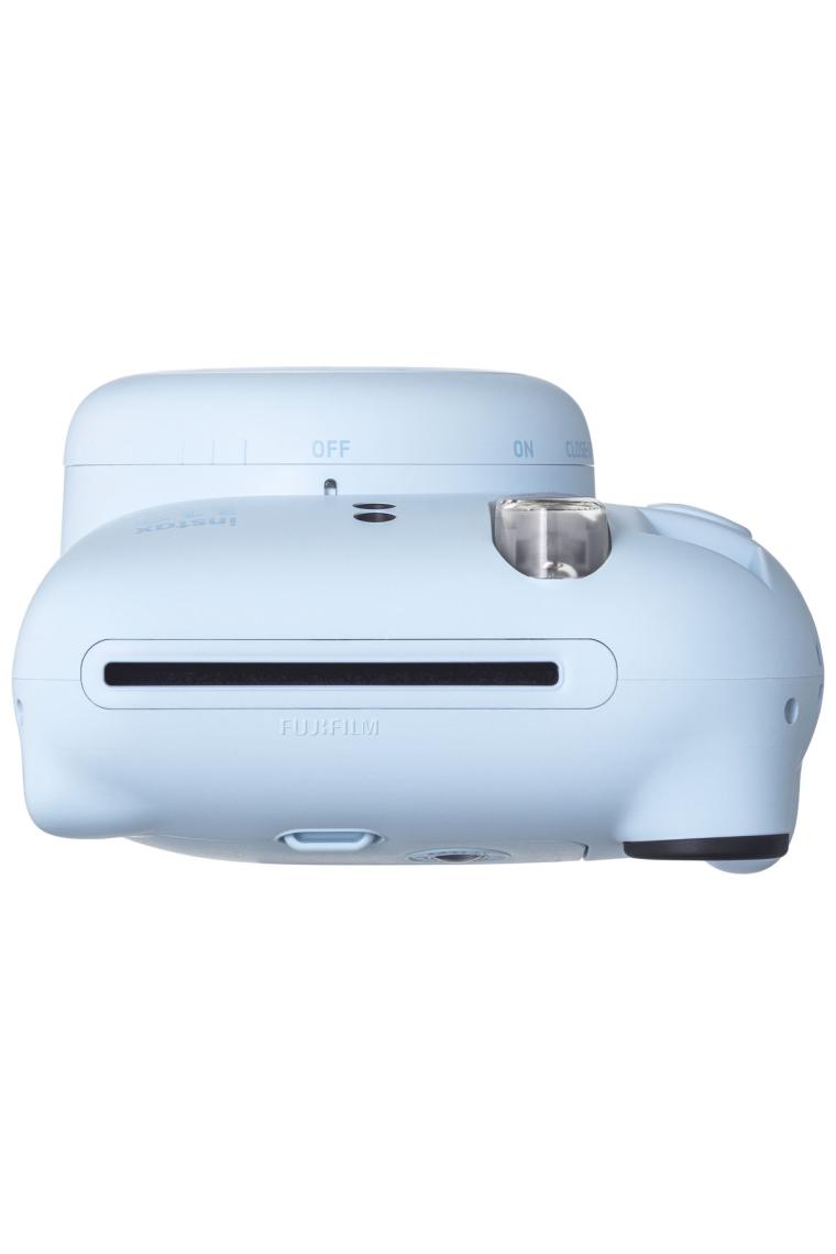 Fujifilm Instax Mini 12 10 Filmli Mini Albüm ve Deri Kılıflı Mavi Fotoğraf Makinesi