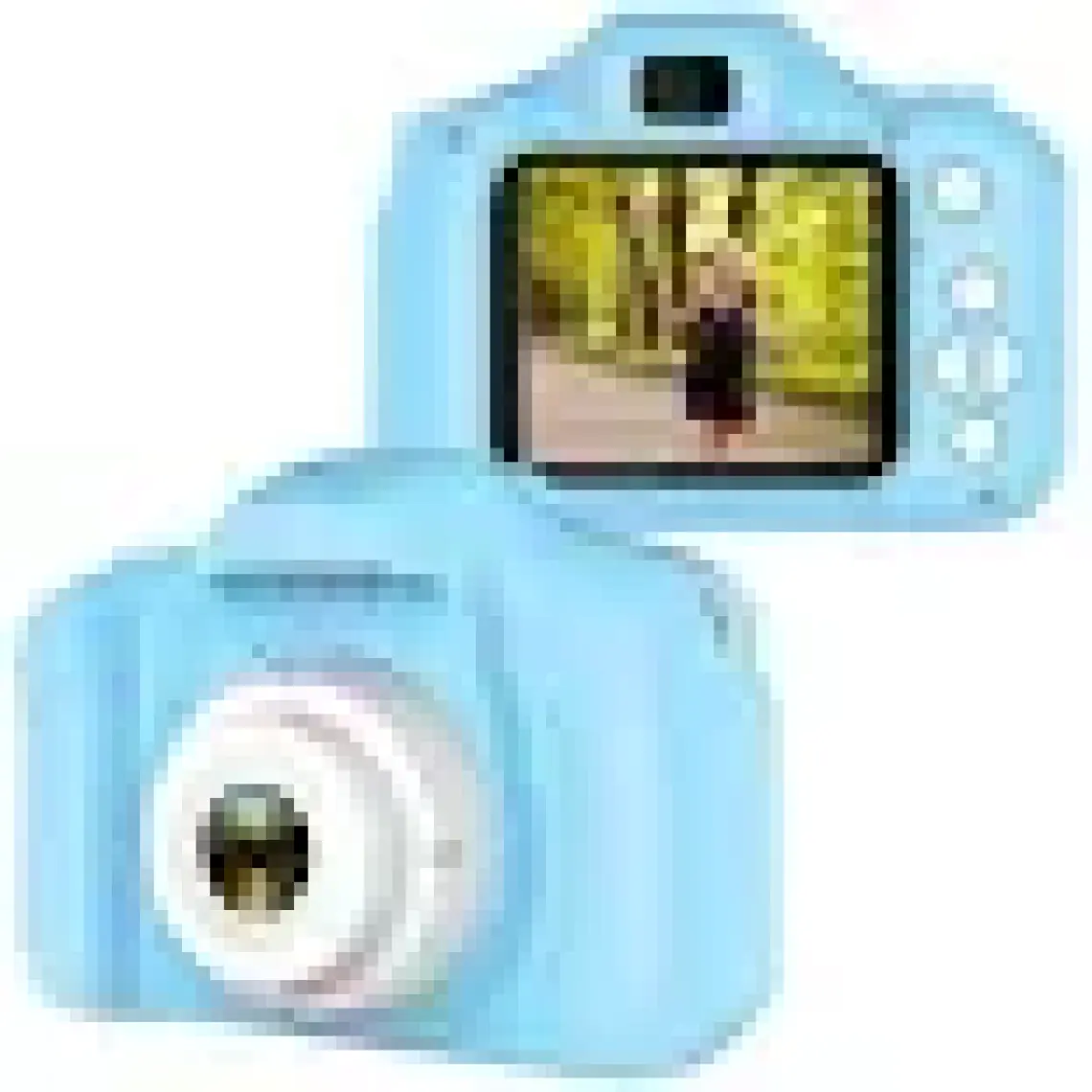 Torima Mavi Renk Sd Card  1080P Hd Çocuk Kamera Dijital Fotoğraf Makinesi 2.0 Inç Ekran