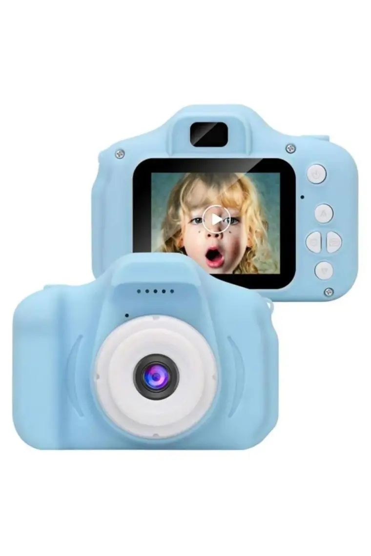 Torima Mavi Renk Sd Card  1080P Hd Çocuk Kamera Dijital Fotoğraf Makinesi 2.0 Inç Ekran