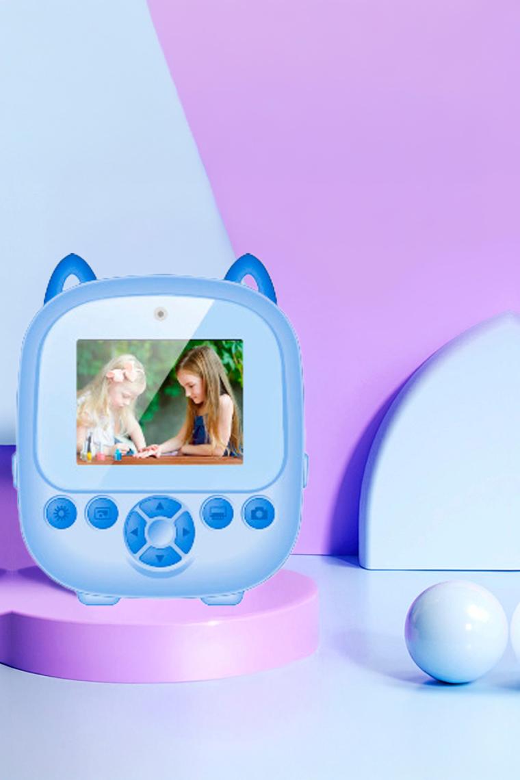 Torima Cmr-21 Pembe Dijital Video Kayıt App Destekli Fotoğraf Çocuk Kamerası Termal Resim Kağıt Baskılı Yazıcı