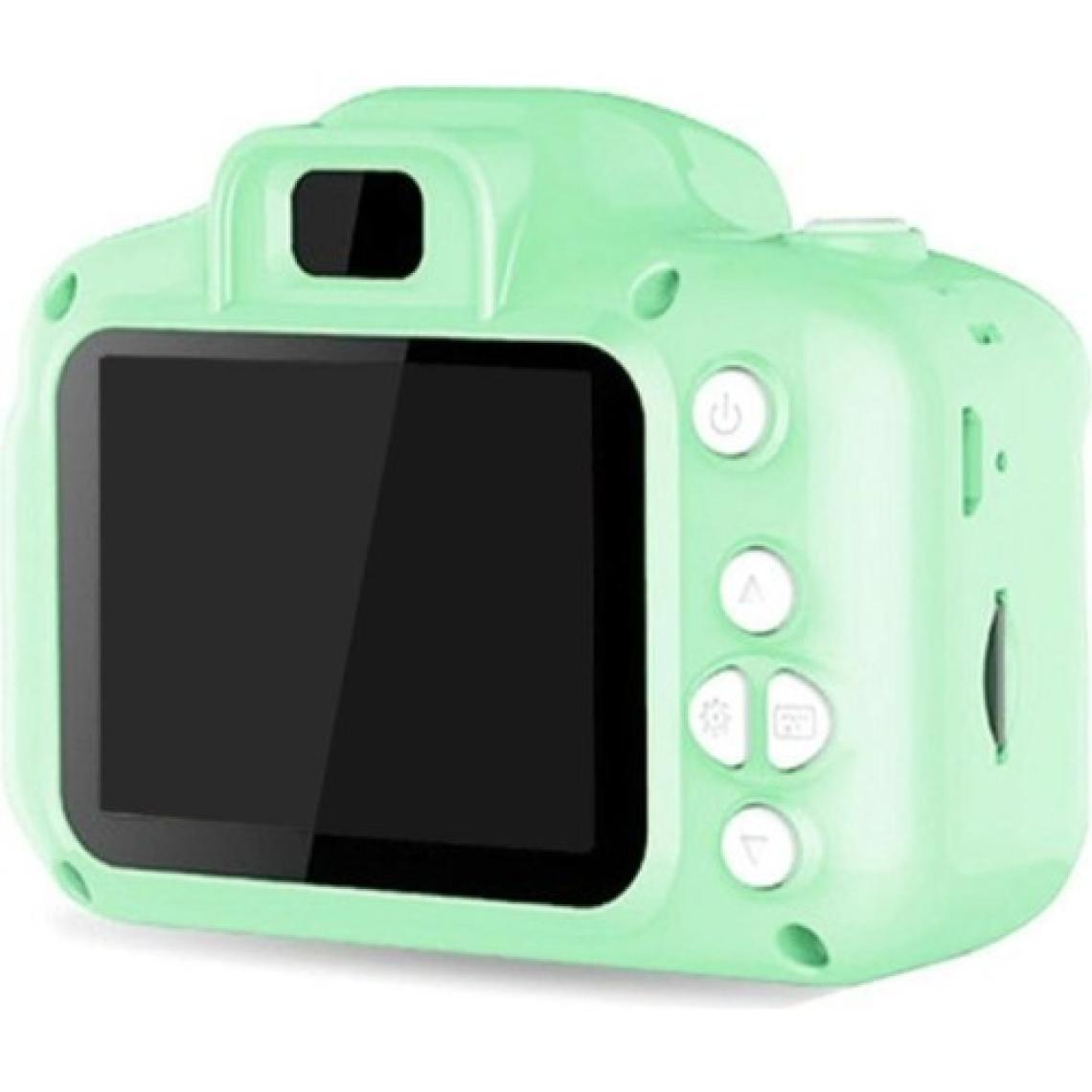 Teknomila Mini 1080P Çocuklar Için Dijital Fotoğraf Makinesi Açık Yeşil