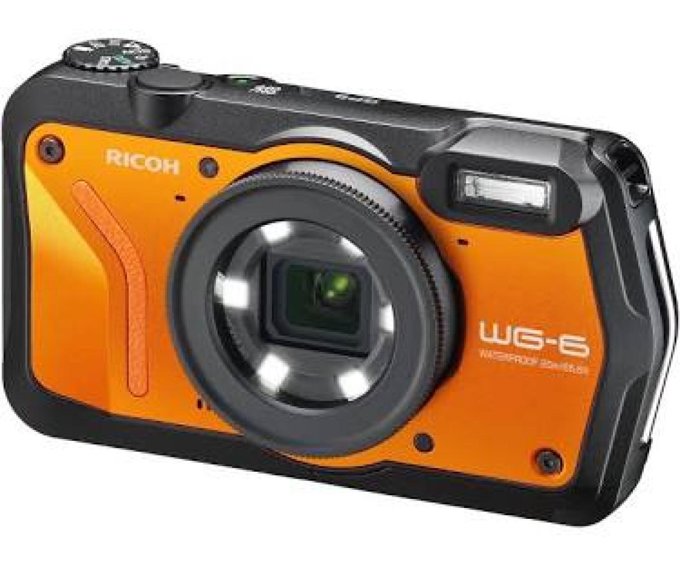 Ricoh Wg-6 Dijital Kompakt Outdoor Fotoğraf Makinesi Turuncu