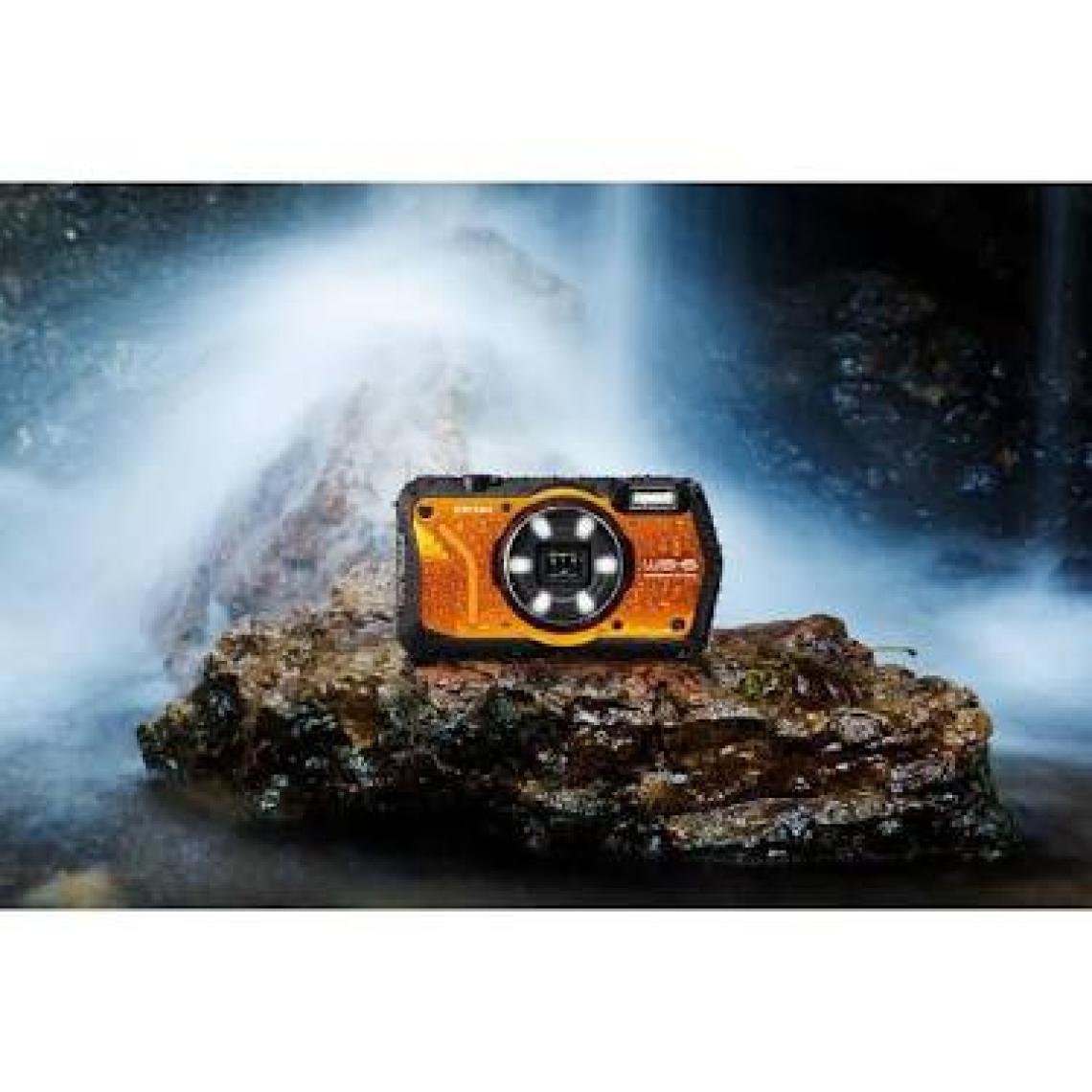 Ricoh Wg-6 Dijital Kompakt Outdoor Fotoğraf Makinesi Turuncu