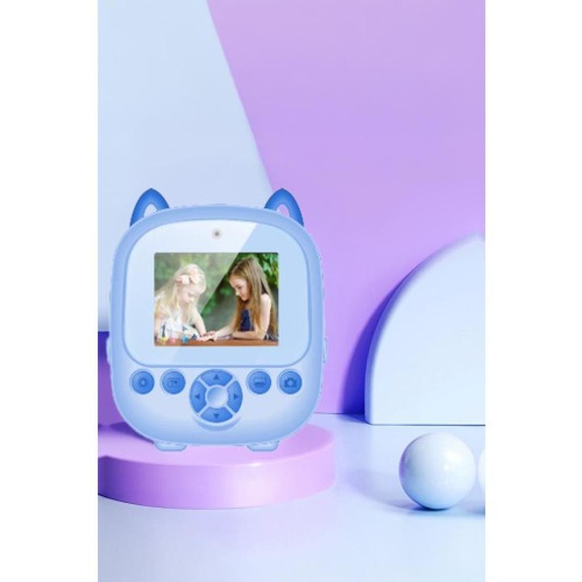 Torima Cmr-21 Mavi Dijital Video Kayıt Fotoğraf App Destekli Çocuk Kamerası Termal Resim Kağıt Baskılı Yazıcı
