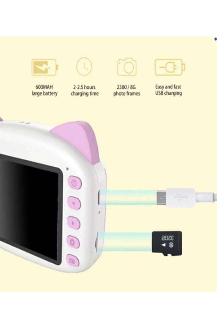 Vothoon X900 3.5 Inç Dijital Çocuk Kamerası 1080P