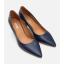 Hotiç 01AYH283190A680 HAKIKI Deri Lacivert Kadın Stiletto