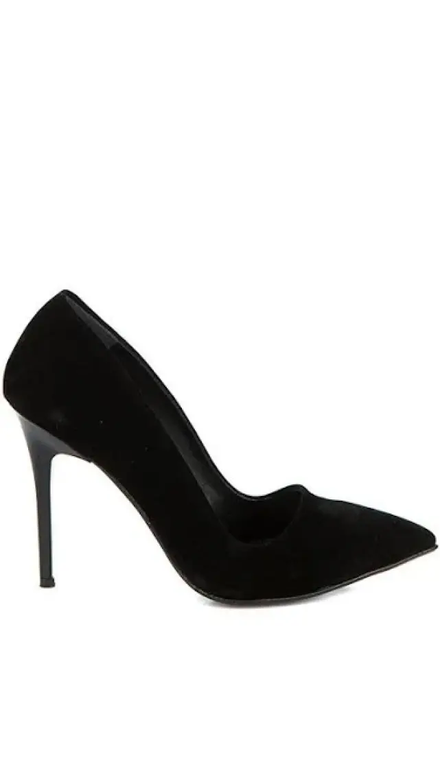 Fox Shoes Siyah Kadın Topuklu Ayakkabı 8922151902