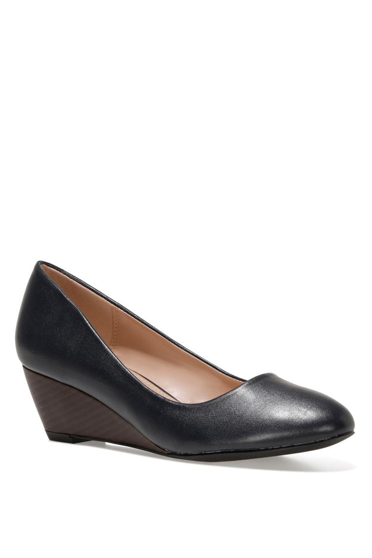 Nine West Lıcla2 1fx Lacivert Kadın Dolgu Topuklu Ayakkabı