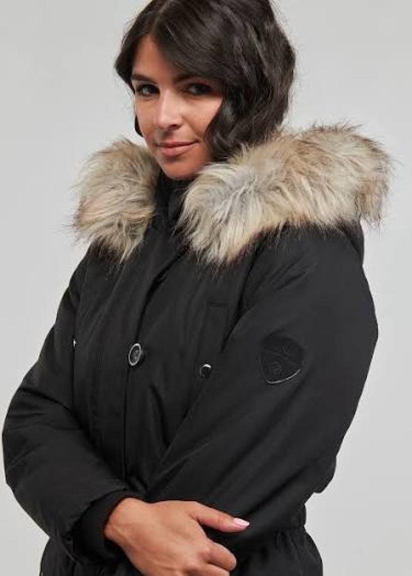 Only Kapüşonlu Siyah Kadın Parka 15304625
