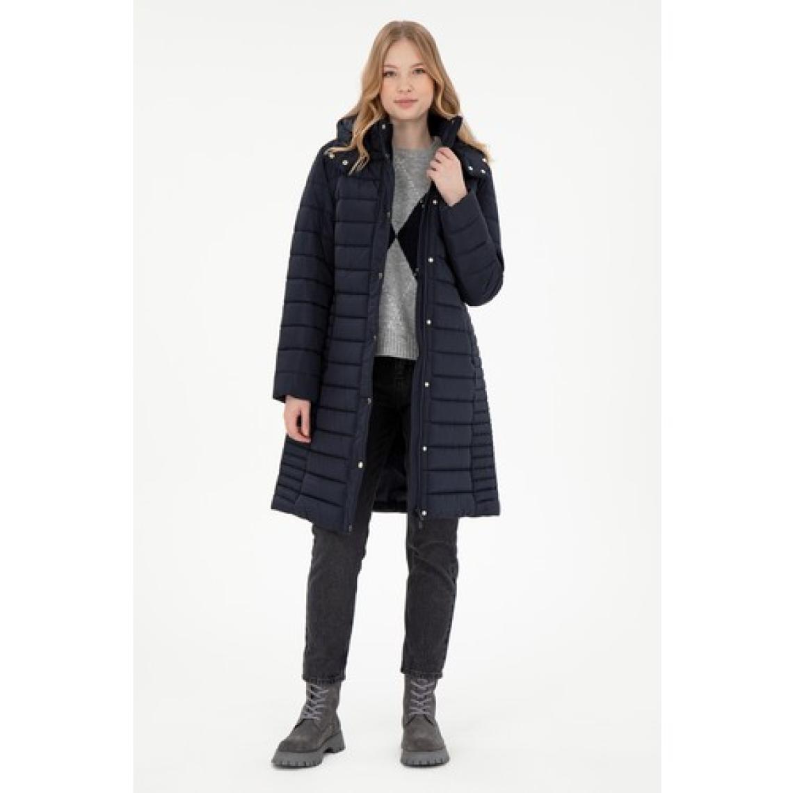 U.S. Polo Assn. Kadın Lacivert Kaban 50292663-VR033