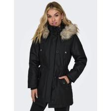Only Kapüşonlu Siyah Kadın Parka 15304625