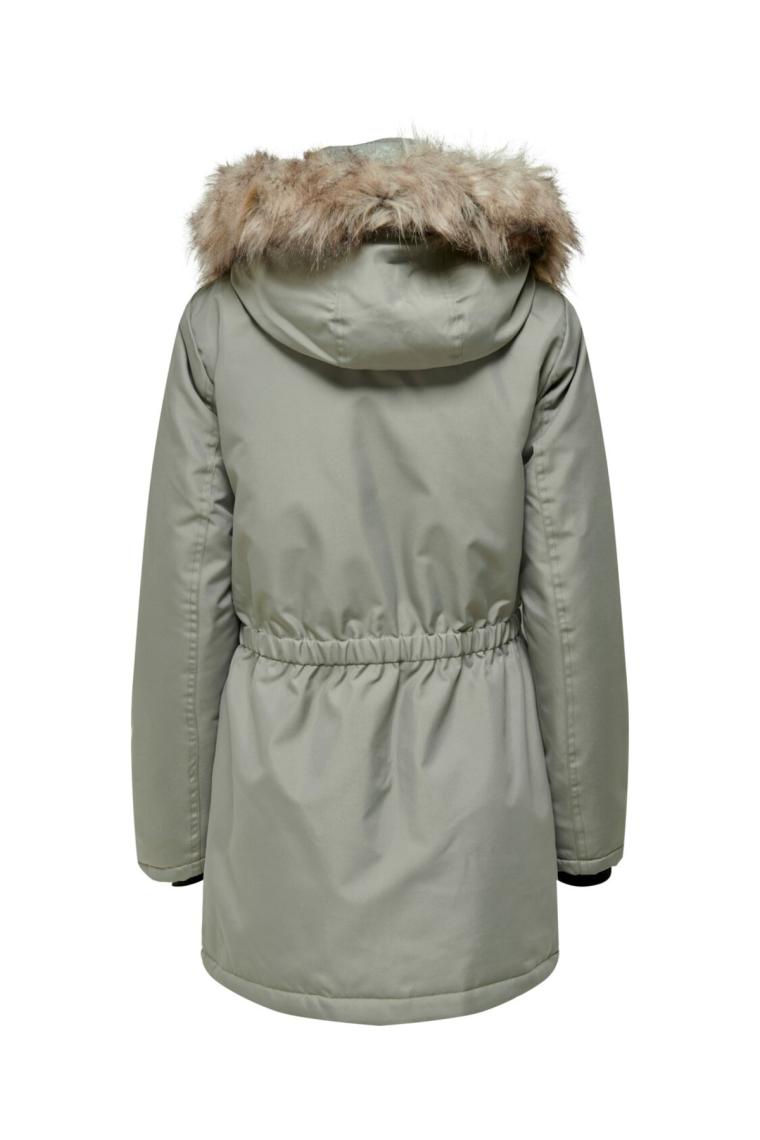 Only Kadın Onliris Kapüşonlu Parka 15213755 Yeşil