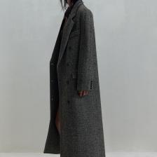 Suud Collection Acı Kahve Adel Maxi Kaban