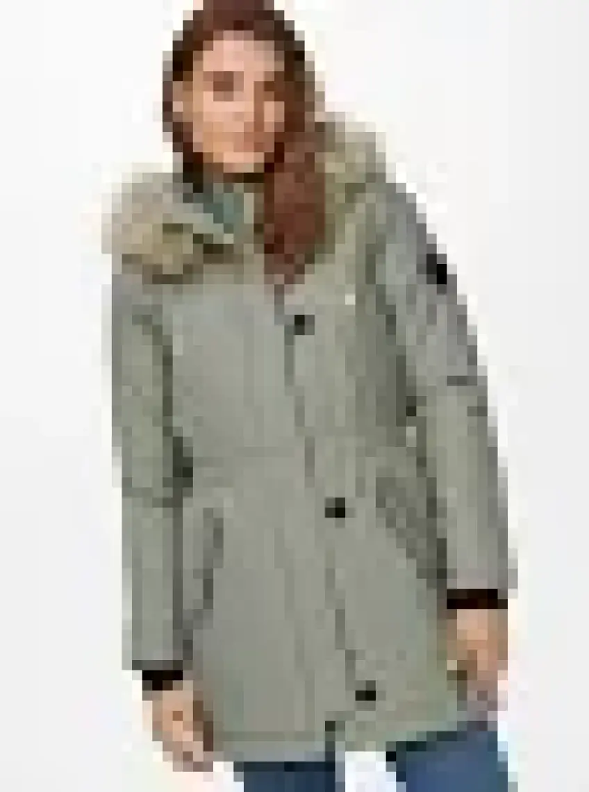 Only Kadın Onliris Kapüşonlu Parka 15213755 Yeşil