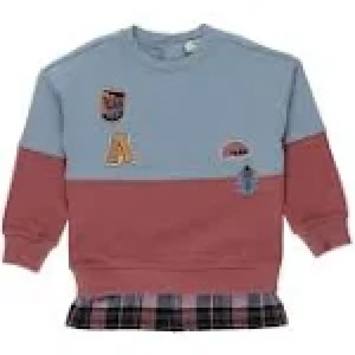 Panço Blok Renkli Sweatshirt